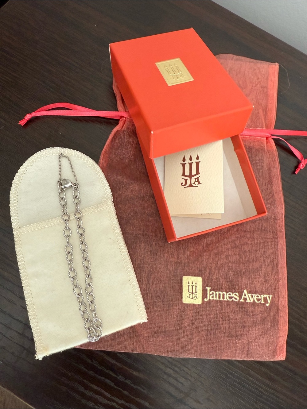 James Avery Twisted Wire Cable Charm Bracelet